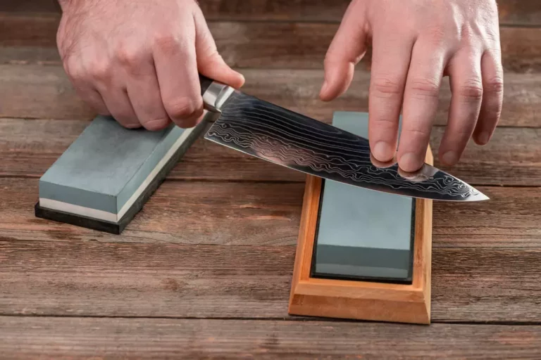 How To Sharpen A Knife With A Stone