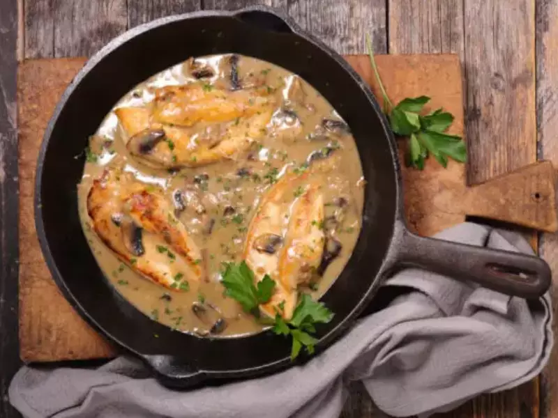 Chicken Breast with Mushroom Sauce: Restaurant Quality at Home