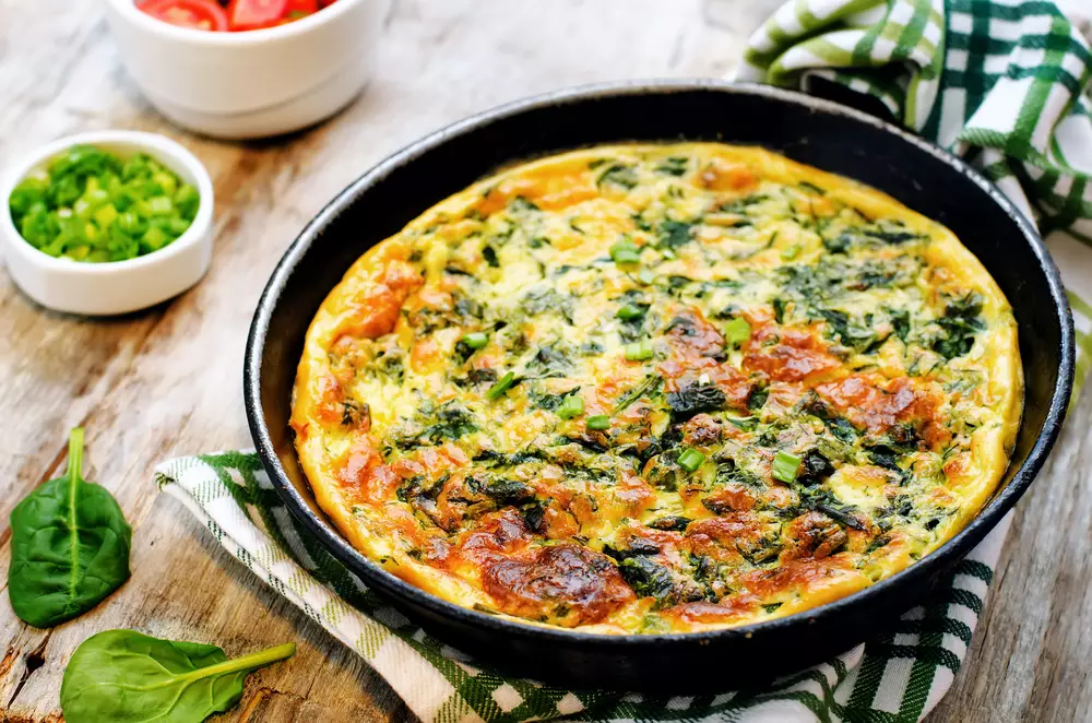 Spinach Omelette Recipe Chef's Special