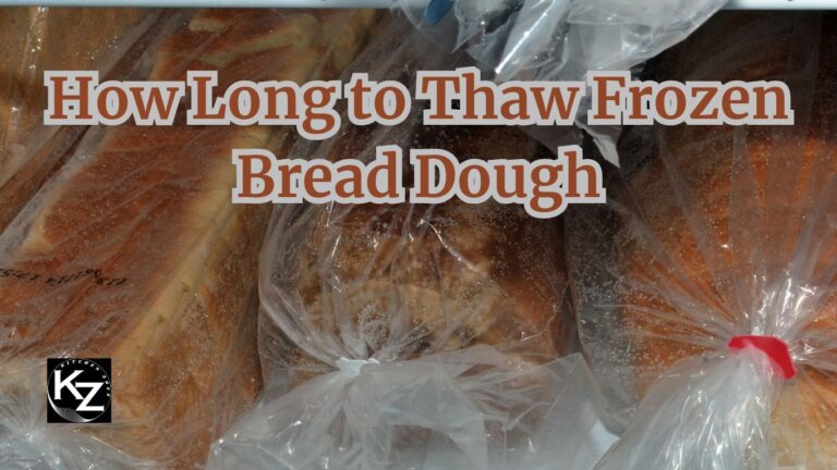 how long does frozen bread dough take to thaw