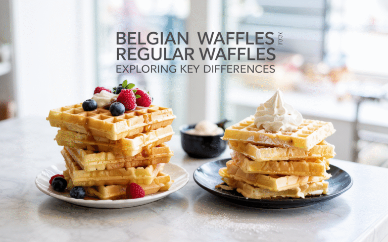 Belgian Waffles Versus Regular Waffles Exploring Key Differences