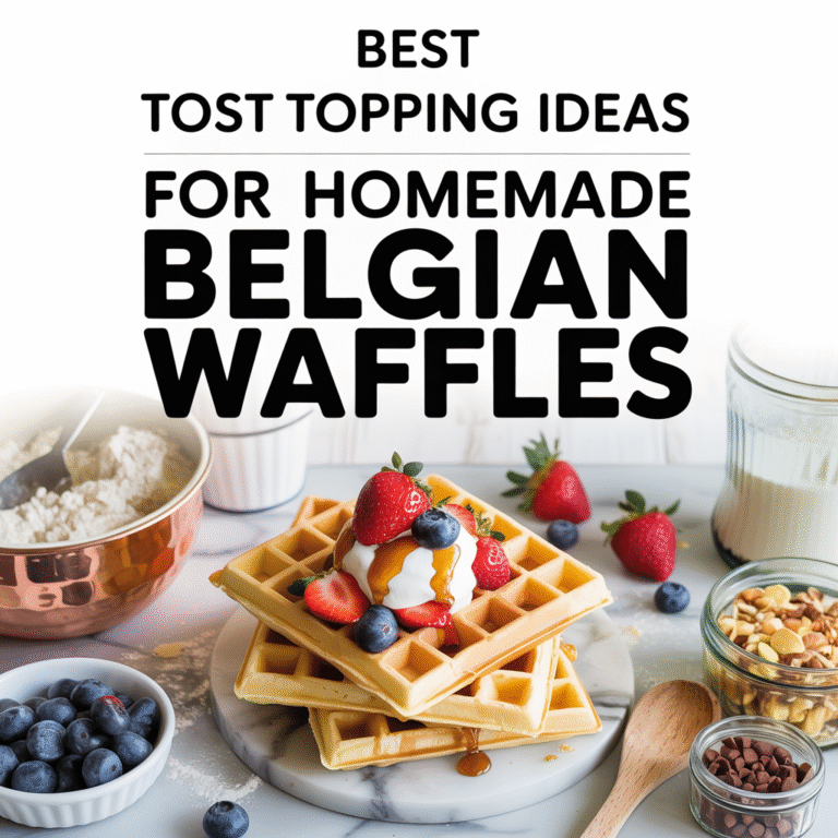 Best Topping Ideas For Homemade Belgian Waffles