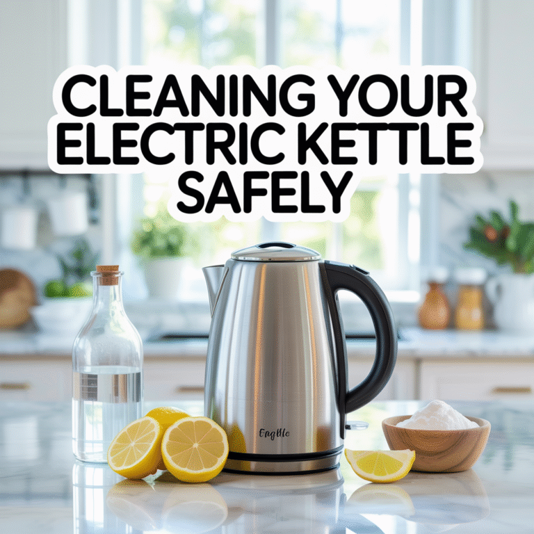 Cleaning Your Electric Kettle Safely A Step-by-step Guide