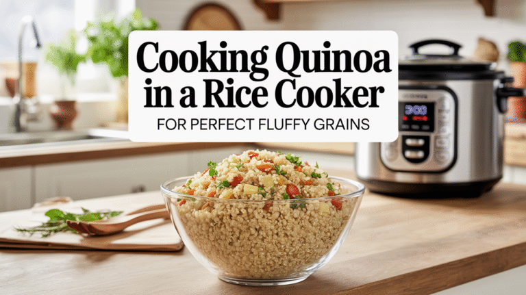 Cooking Quinoa In A Rice Cooker For Perfect Fluffy Grains