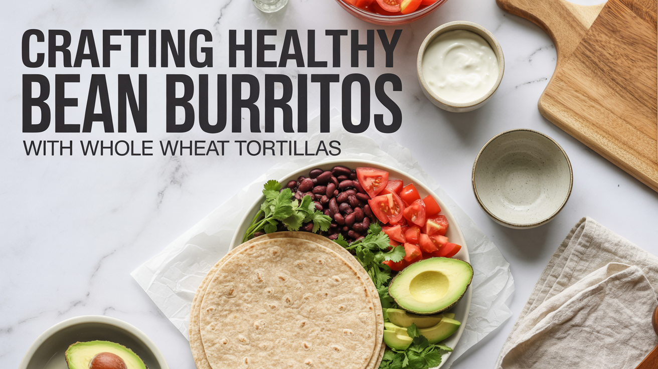 Crafting Healthy Bean Burritos With Whole Wheat Tortillas