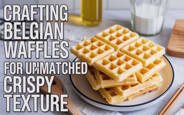 Crafting Perfect Belgian Waffles For Unmatched Crispy Texture
