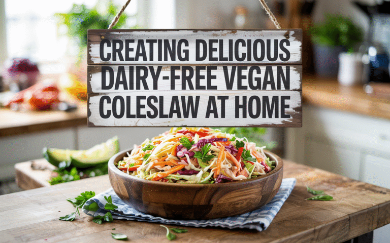 Creating Delicious Dairy-free Vegan Coleslaw At Home