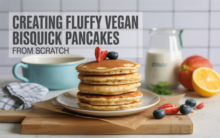 Creating Fluffy Vegan Bisquick Pancakes From Scratch