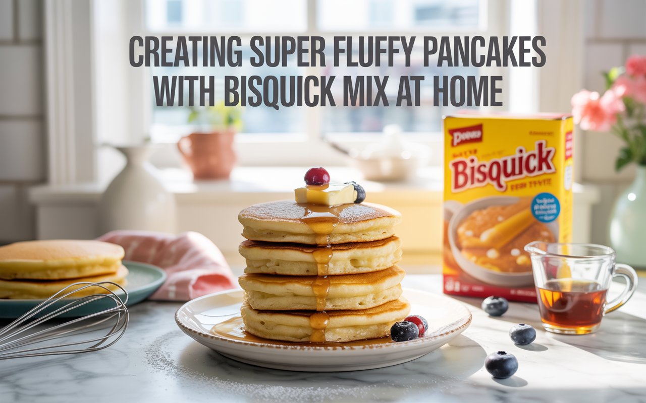 Creating Super Fluffy Pancakes With Bisquick Mix At Home Ideas for Kitchen