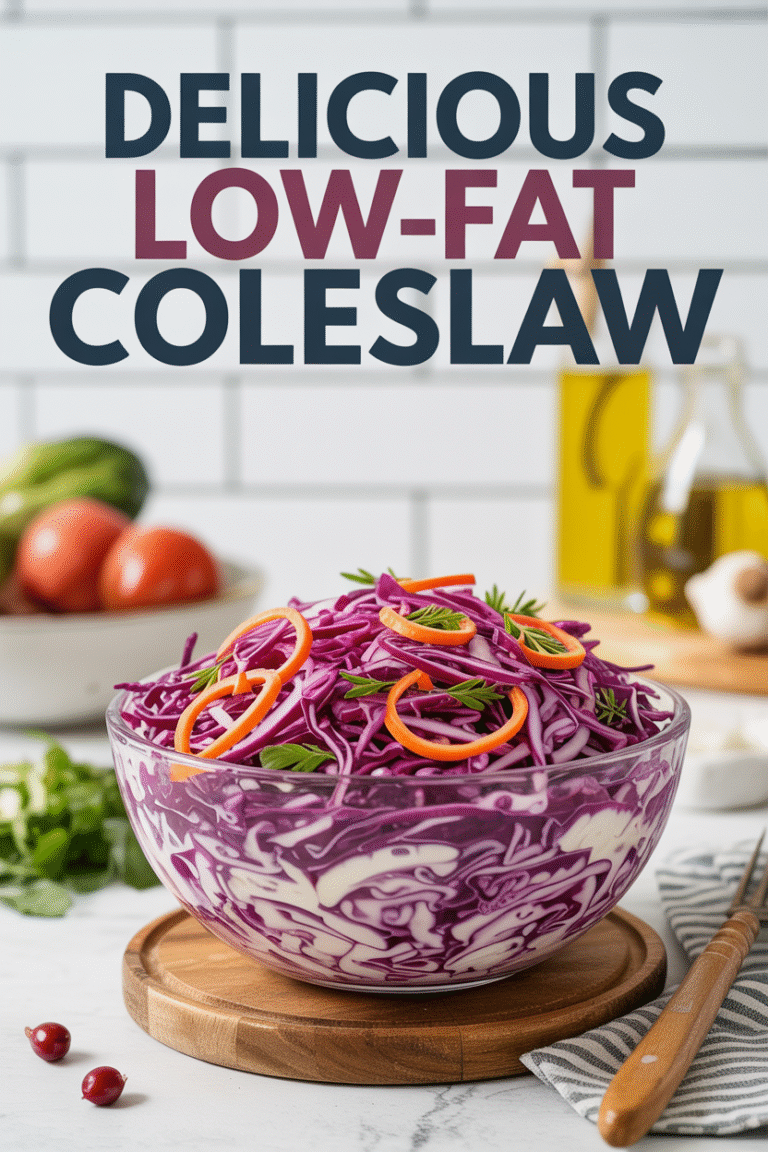 Delicious Low-fat Coleslaw