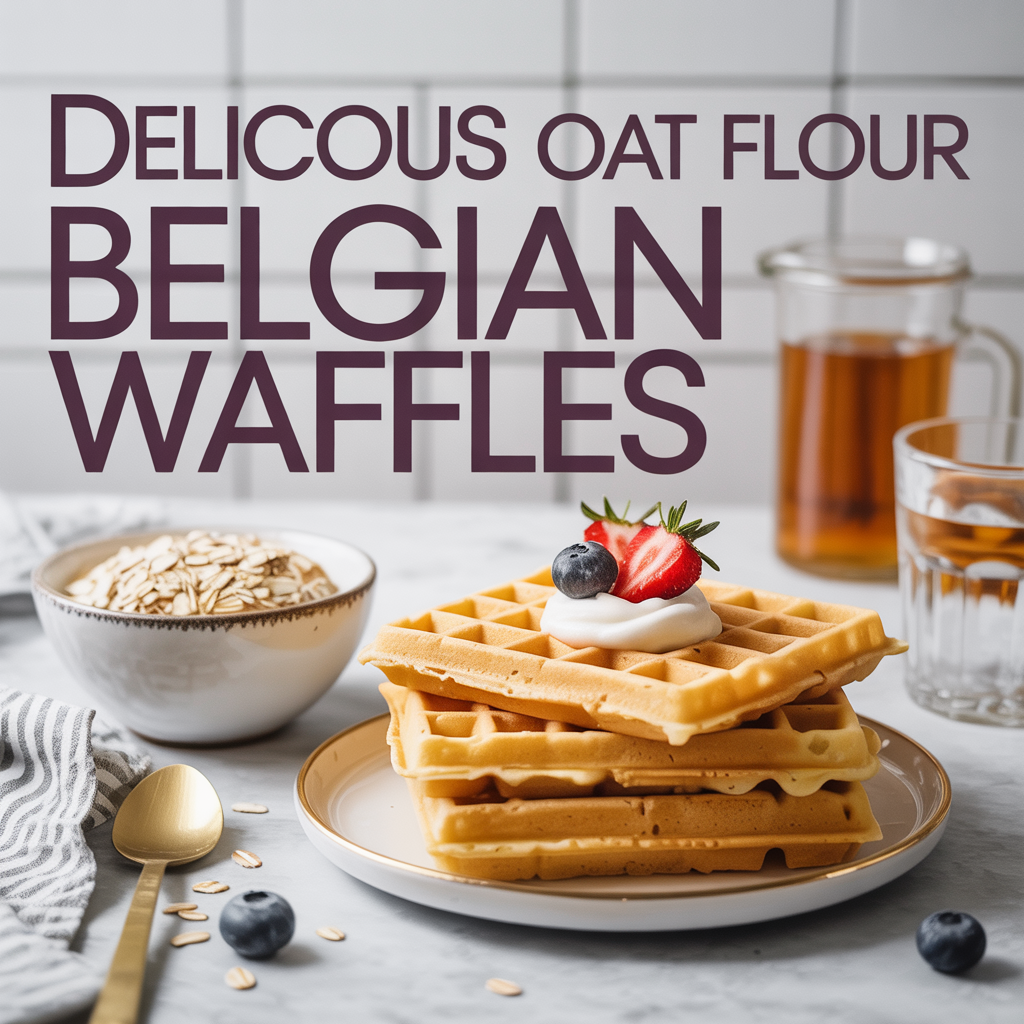 Delicious Oat Flour Belgian Waffles