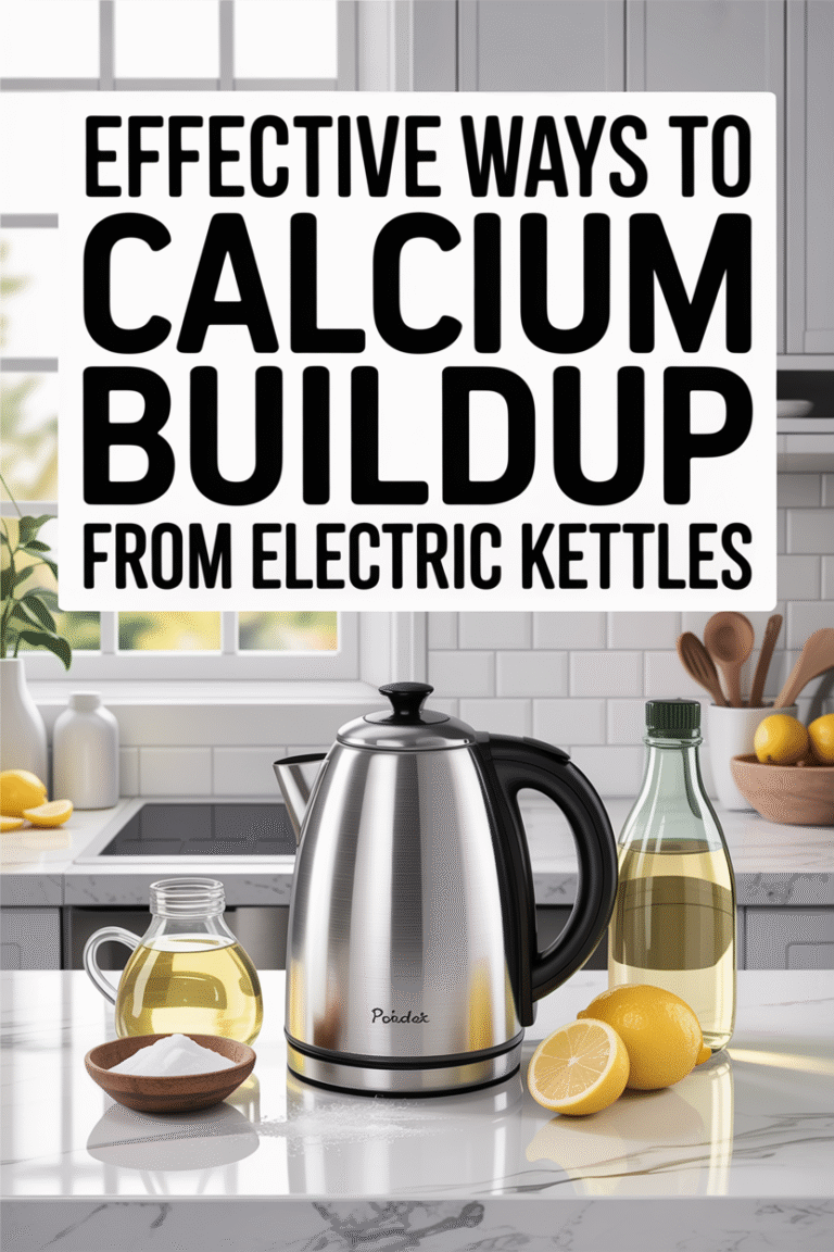 Effective Ways To Clean Calcium Buildup From Electric Kettles Ideas for Kitchen