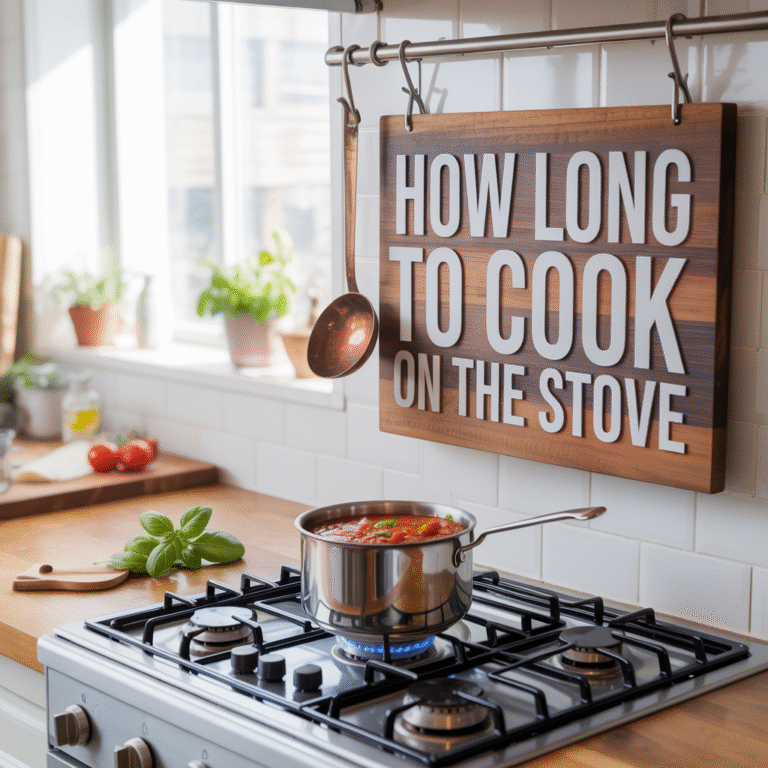 How Long To Cook On The Stove