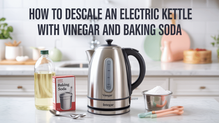 How To Descale An Electric Kettle With Vinegar And Baking Soda