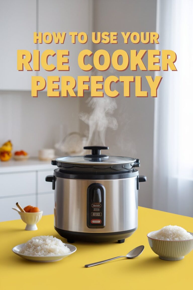 How To Use Your Rice Cooker Perfectly