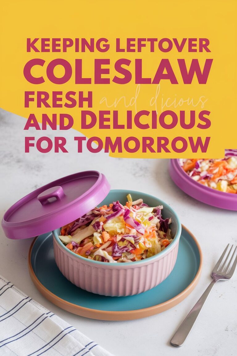 Keeping Leftover Coleslaw Fresh And Delicious For Tomorrow
