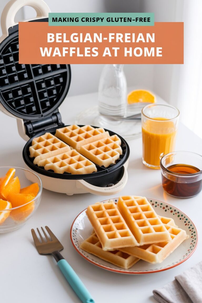 Making Crispy Gluten-free Belgian Waffles At Home