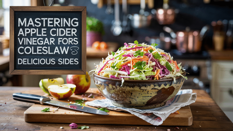 Mastering Apple Cider Vinegar Coleslaw For Delicious Sides