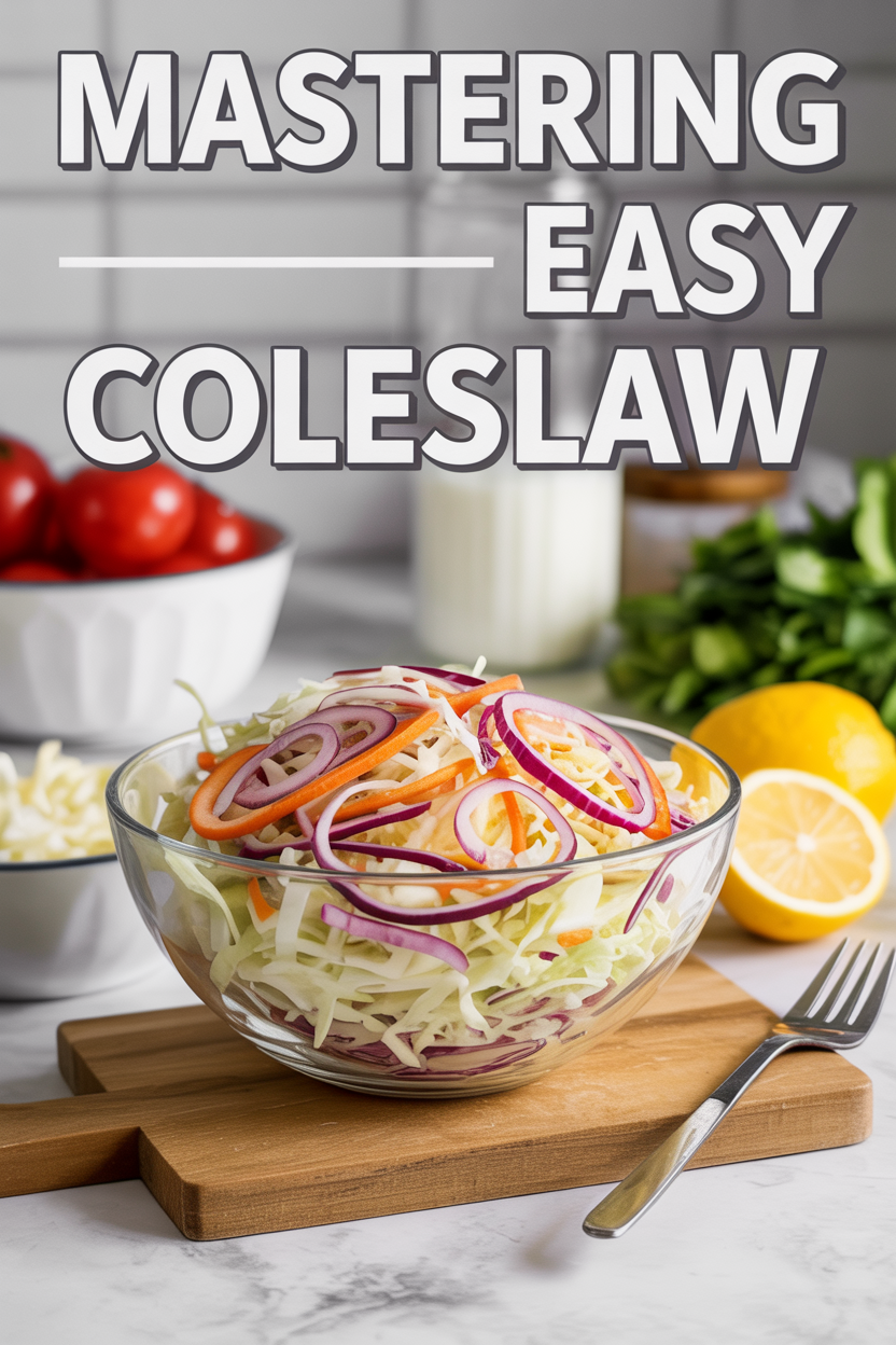 Mastering Easy Coleslaw