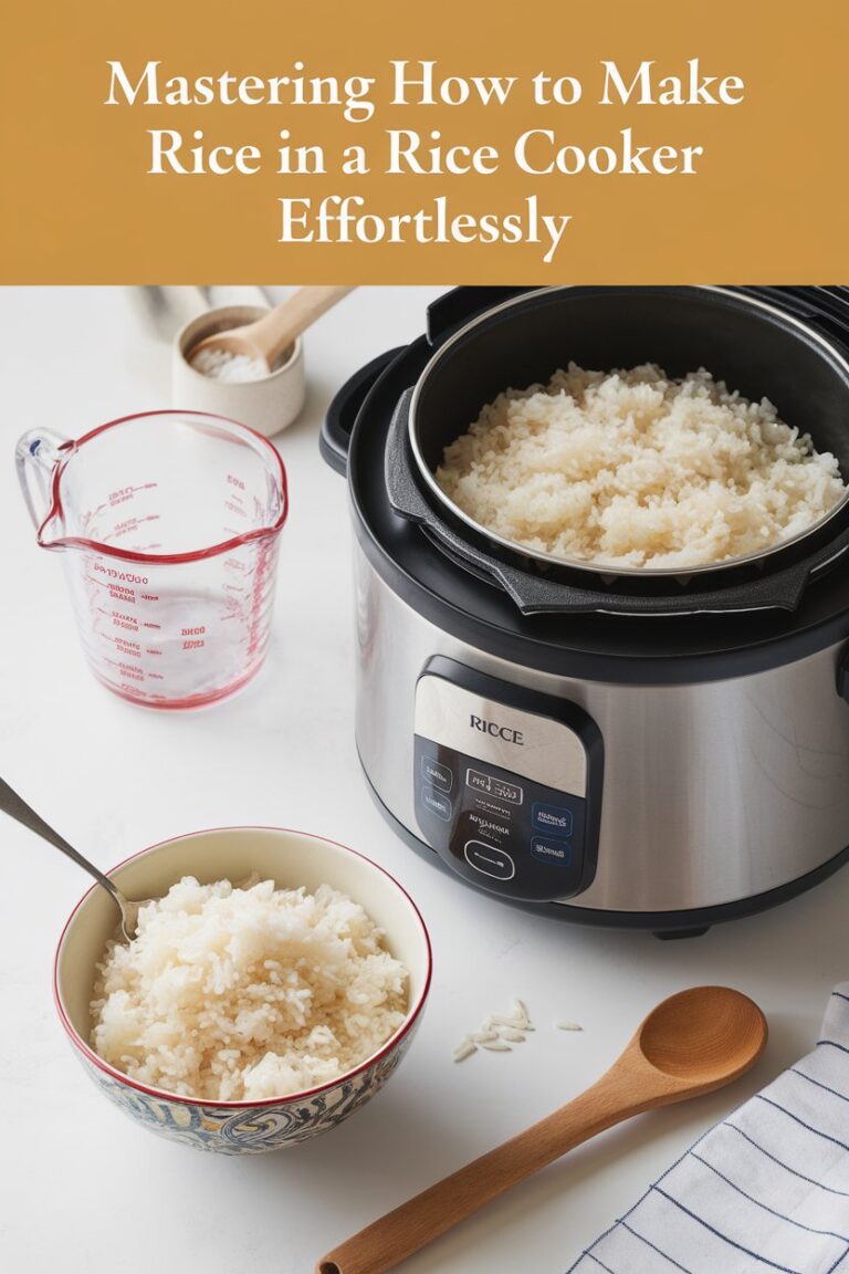 Mastering How To Make Rice In A Rice Cooker Effortlessly