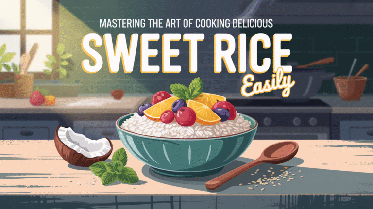 Mastering The Art Of Cooking Delicious Sweet Rice Easily