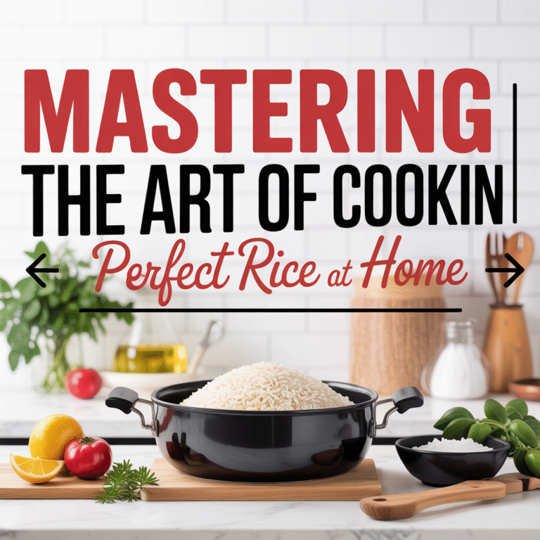 Mastering The Art Of Cooking Perfect Rice At Home