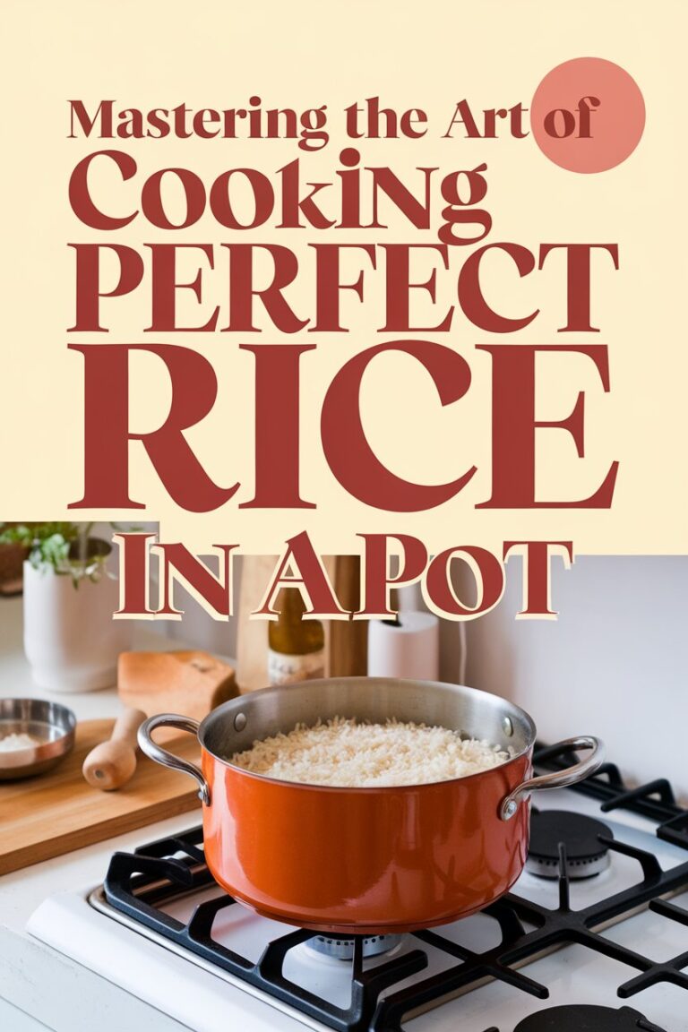 Mastering The Art Of Cooking Perfect Rice In A Pot Ideas for Kitchen