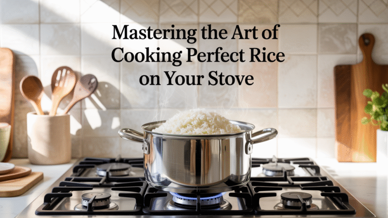 Mastering The Art Of Cooking Perfect Rice On Your Stove Ideas for Kitchen