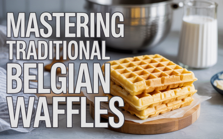 Mastering Traditional Belgian Waffles Ideas for Kitchen