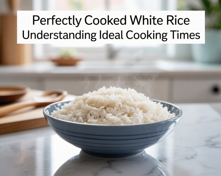 Perfectly Cooked White Rice Understanding Ideal Cooking Times