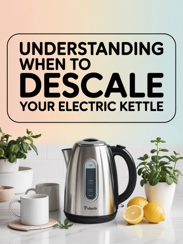 Understanding When To Descale Your Electric Kettle