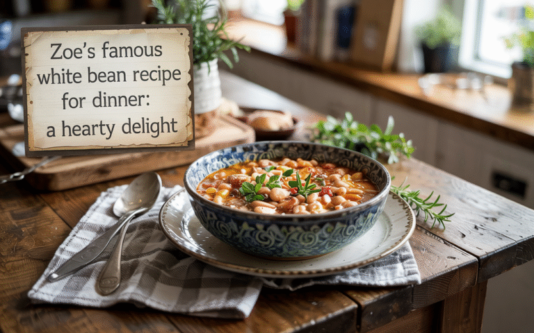 Zoe's Famous White Bean Recipe For Dinner A Hearty Delight