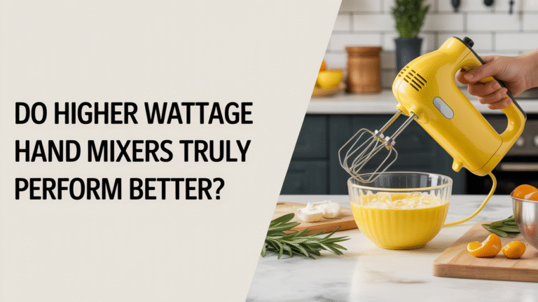 Do Higher Wattage Hand Mixers Truly Perform Better