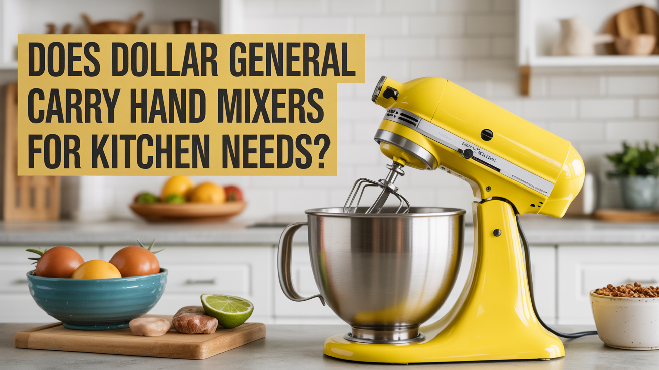 Does Dollar General Carry Hand Mixers For Kitchen Needs