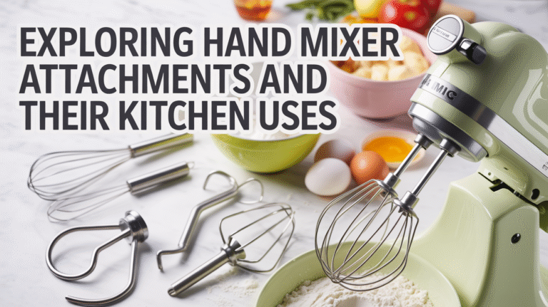 Exploring Hand Mixer Attachments And Their Kitchen Uses