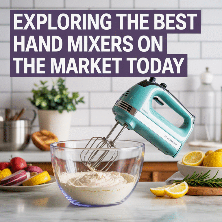 Exploring The Best Hand Mixers On The Market Today