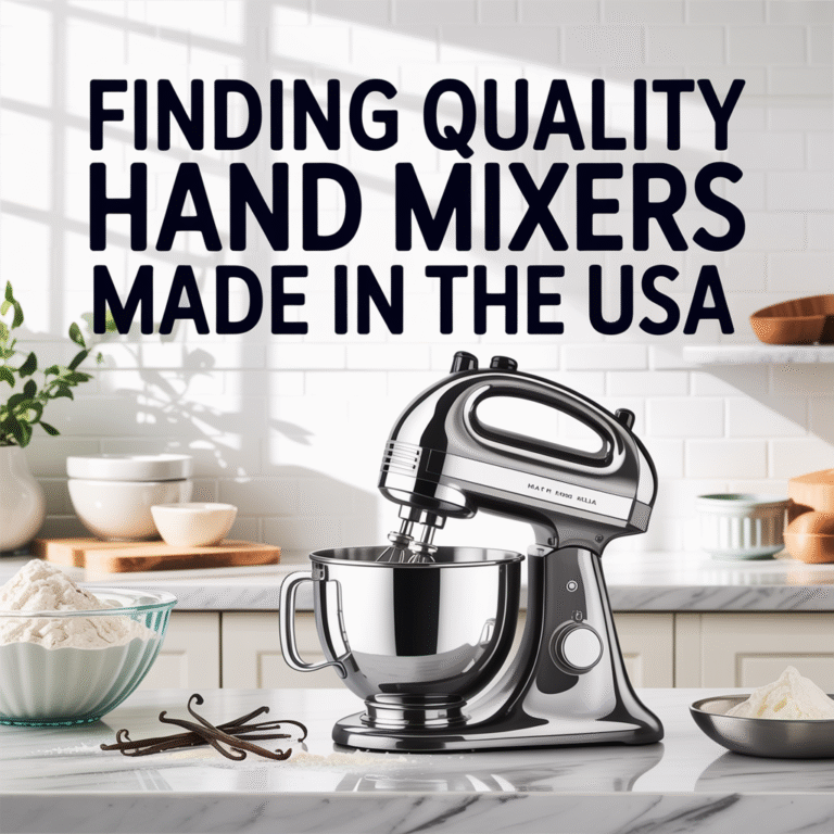 Finding Quality Hand Mixers Made In The Usa