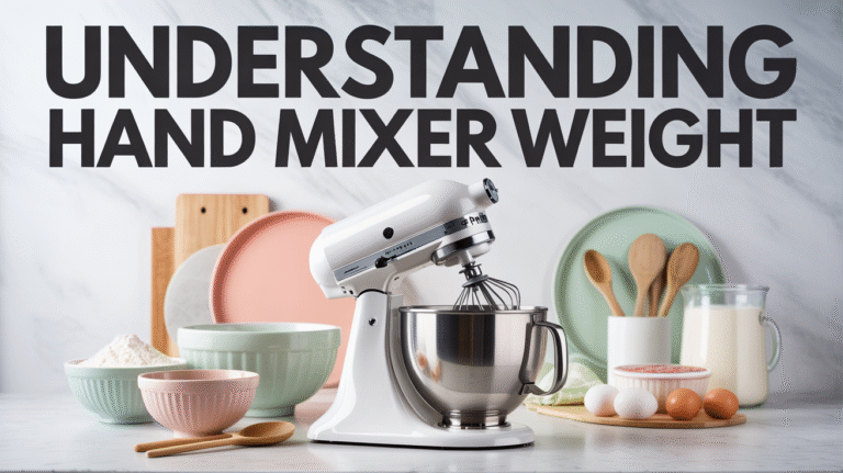 Understanding Hand Mixer Weight