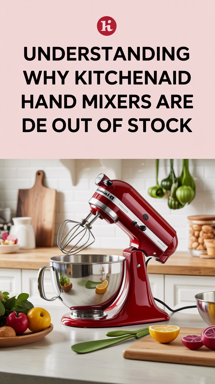 Understanding Why Kitchenaid Hand Mixers Are Out Of Stock