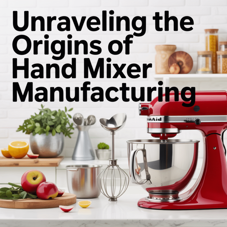 Unraveling The Origins Of Kitchenaid Hand Mixer Manufacturing