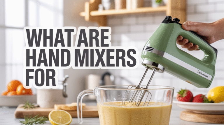 What Are Hand Mixers For