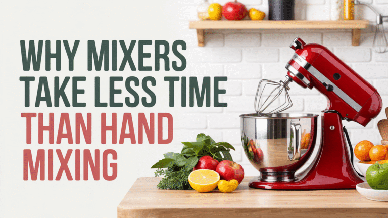 Why Mixers Take Less Time Than Hand Mixing