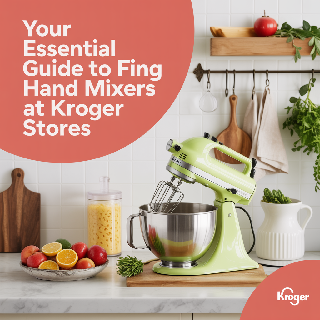 Your Essential Guide To Finding Hand Mixers At Kroger Stores