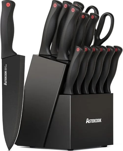 Astercook 15 Piece Knife Set w