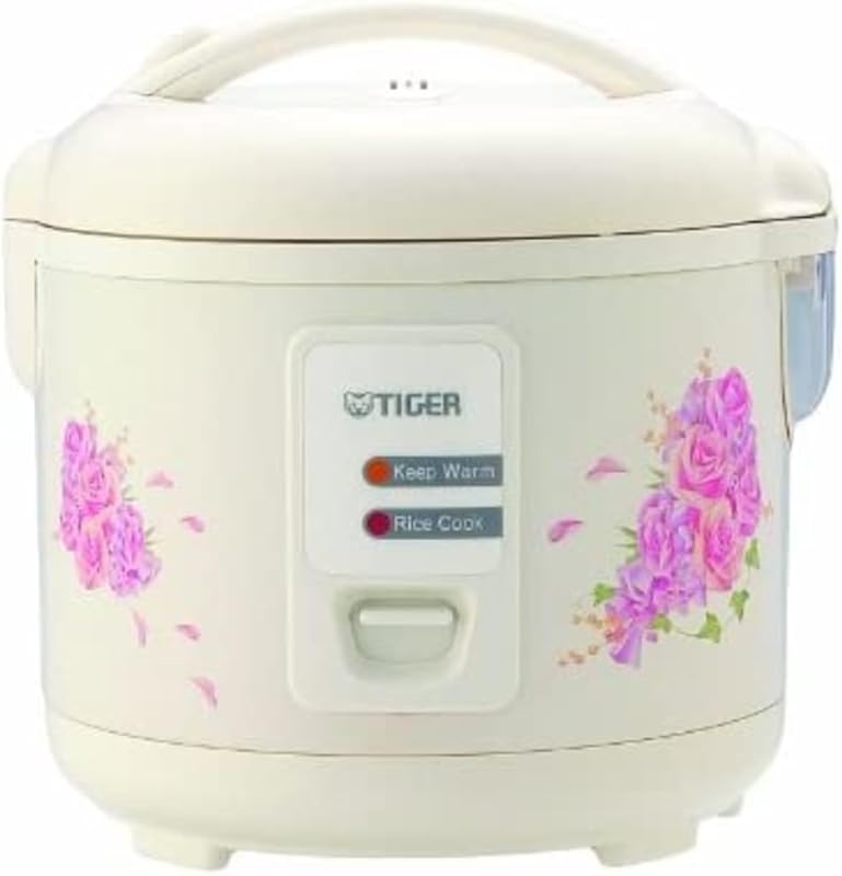 Tiger JAZ-A18U-FH 10-Cup  Rice Cooker and Warmer with Steam Basket, Fl