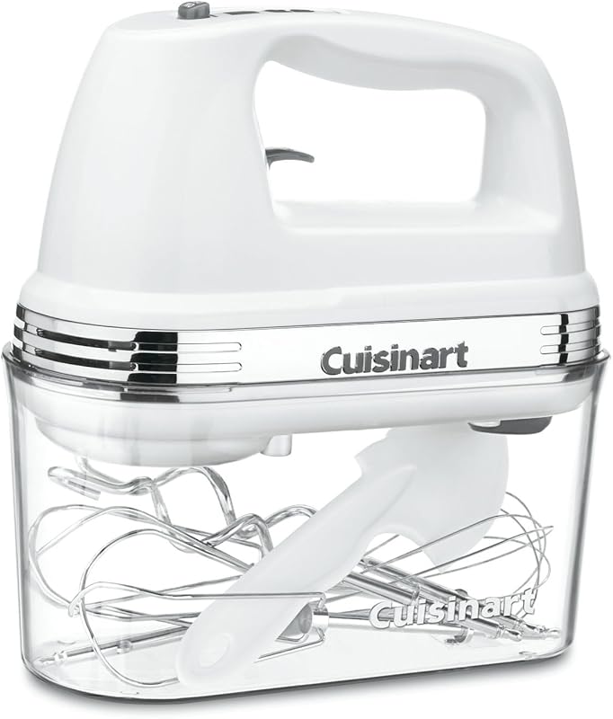 Cuisinart Power Advantage Plus 9-Speed Hand Mixer in White with Extra-