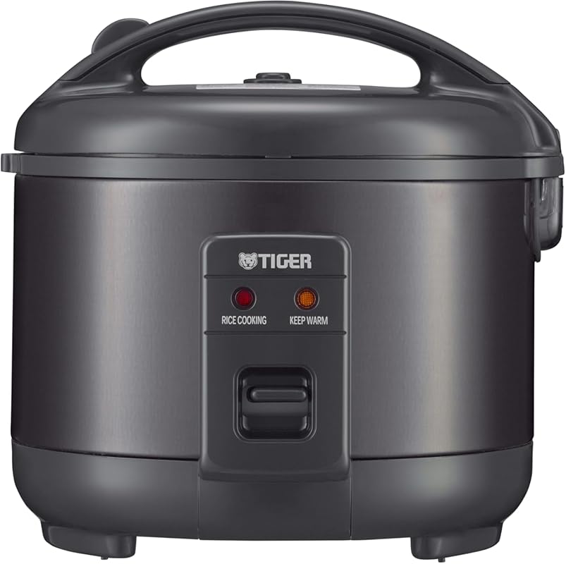 Tiger JNP-S55U-KY 3 Cup Capacity White Rice Cooker with Non-Stick Inne