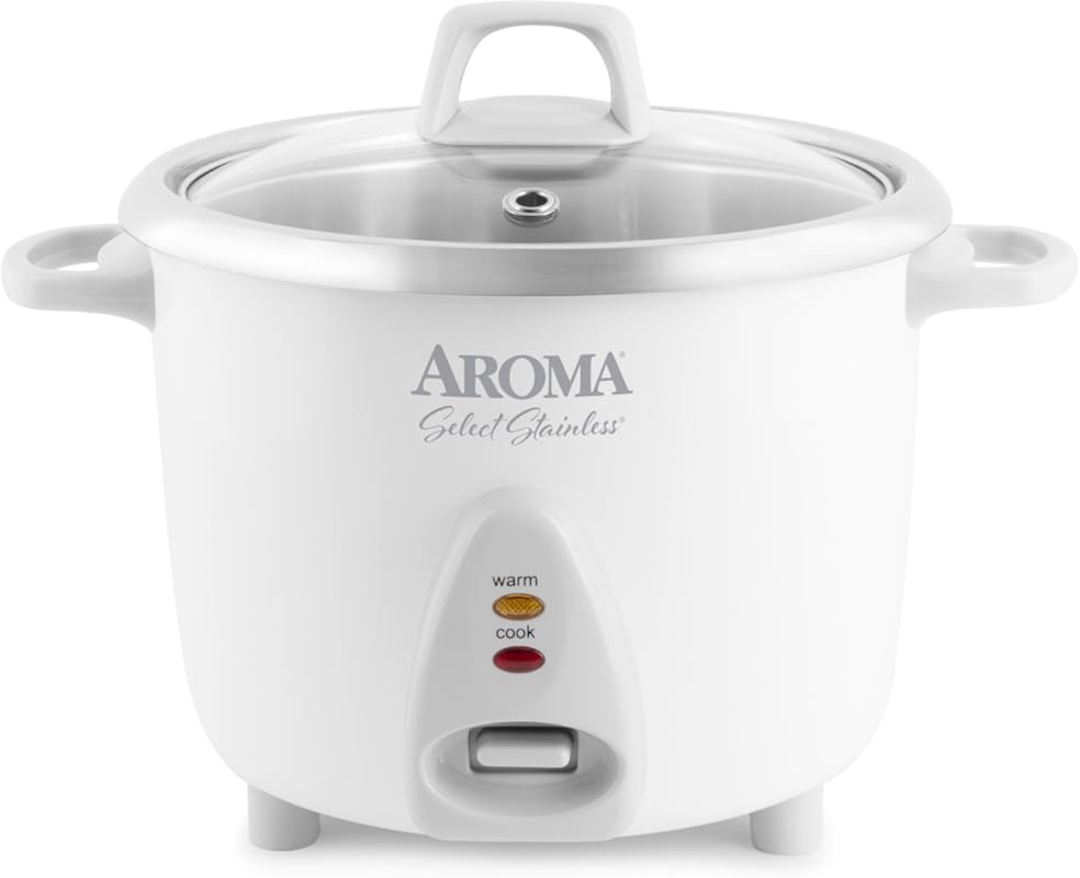 Aroma Housewares Select Stainless Rice Cooker & Warmer with Uncoated I