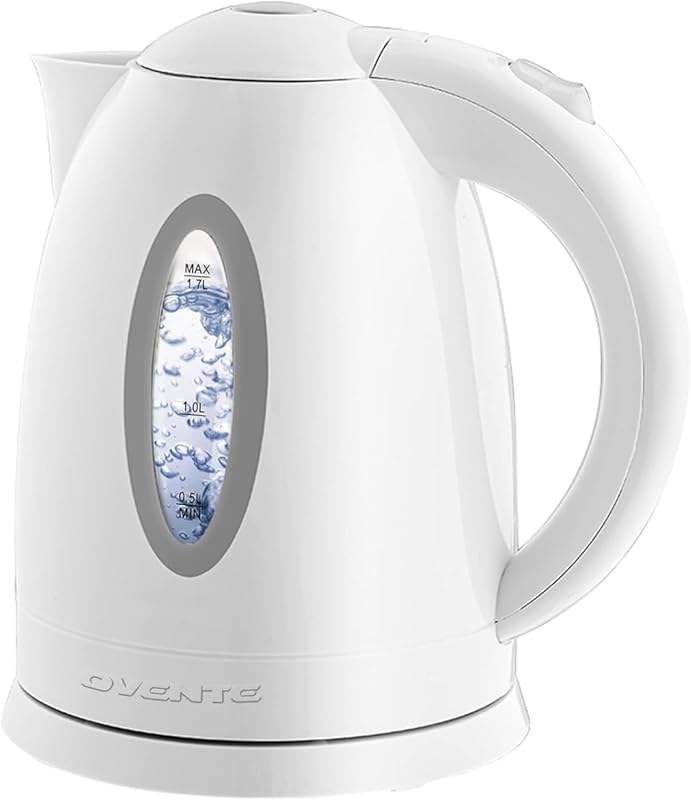 OVENTE Electric Kettle, 1.7L Fast Boiling Water Heater for Coffee or T