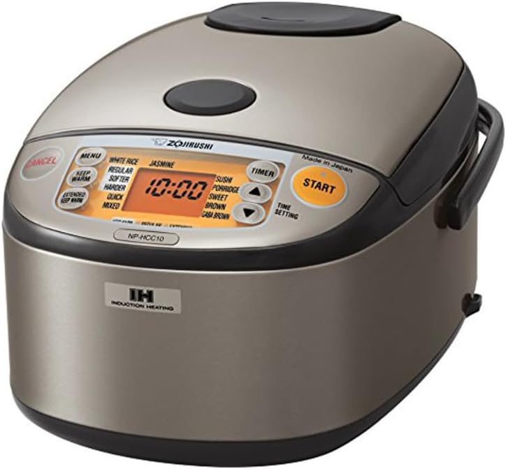Zojirushi NP-HCC18XH Induction Heating Rice Cooker and Warmer, 1.8 Lit